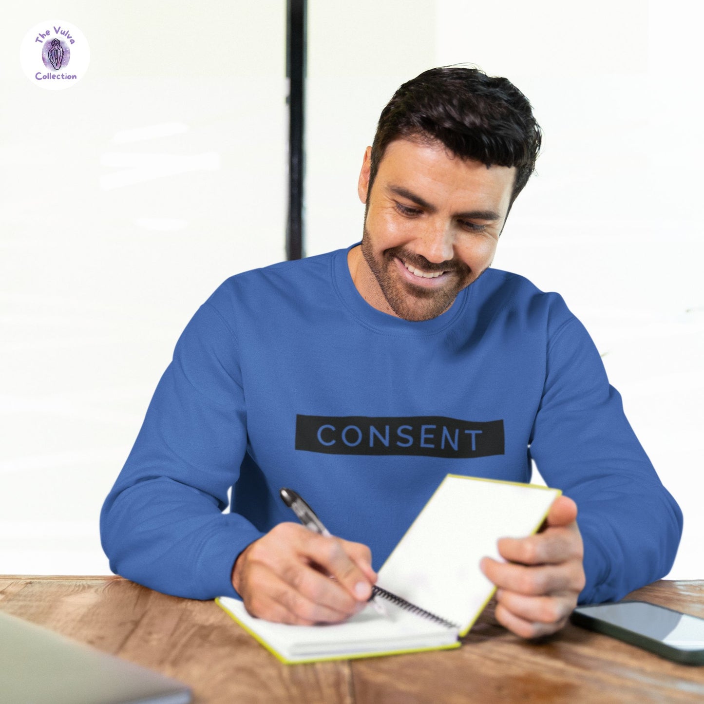 Consent is Simple Unisex Organic Sweatshirt