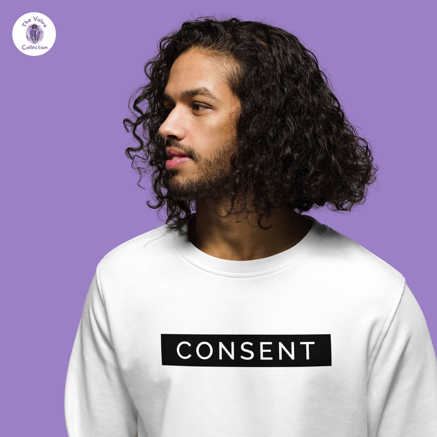 Consent is Simple Unisex Organic Sweatshirt