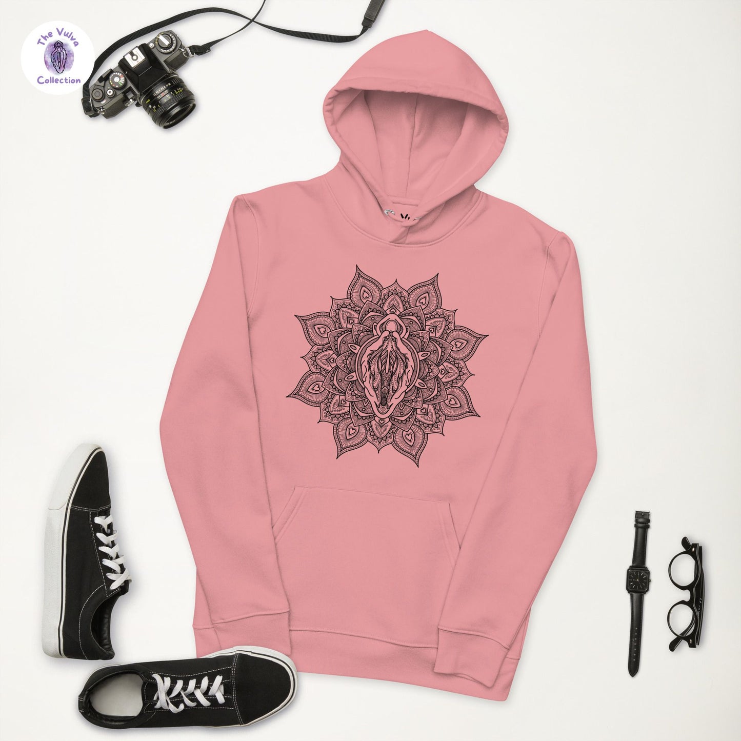 Vulva Mandala Unisex Eco Hoodie