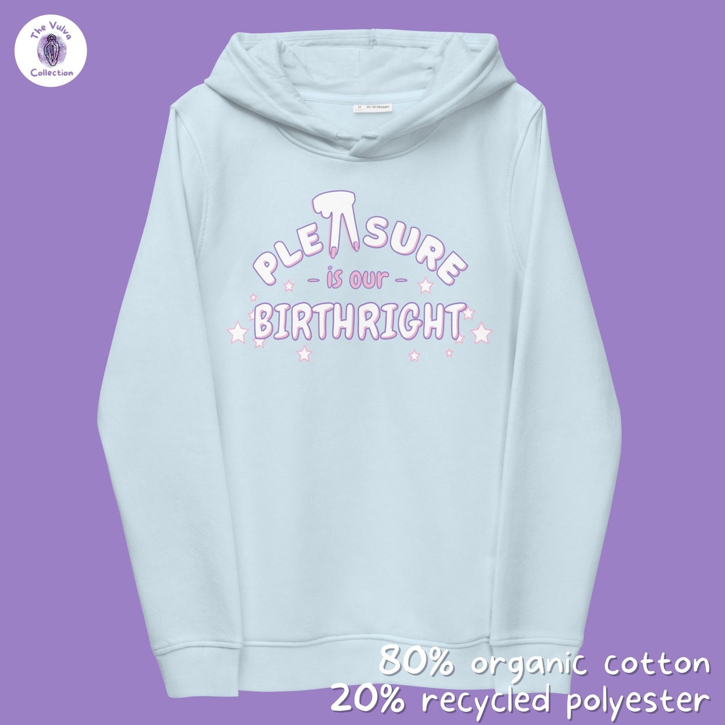 Pleasure Is Our Birthright Fitted Eco Hoodie