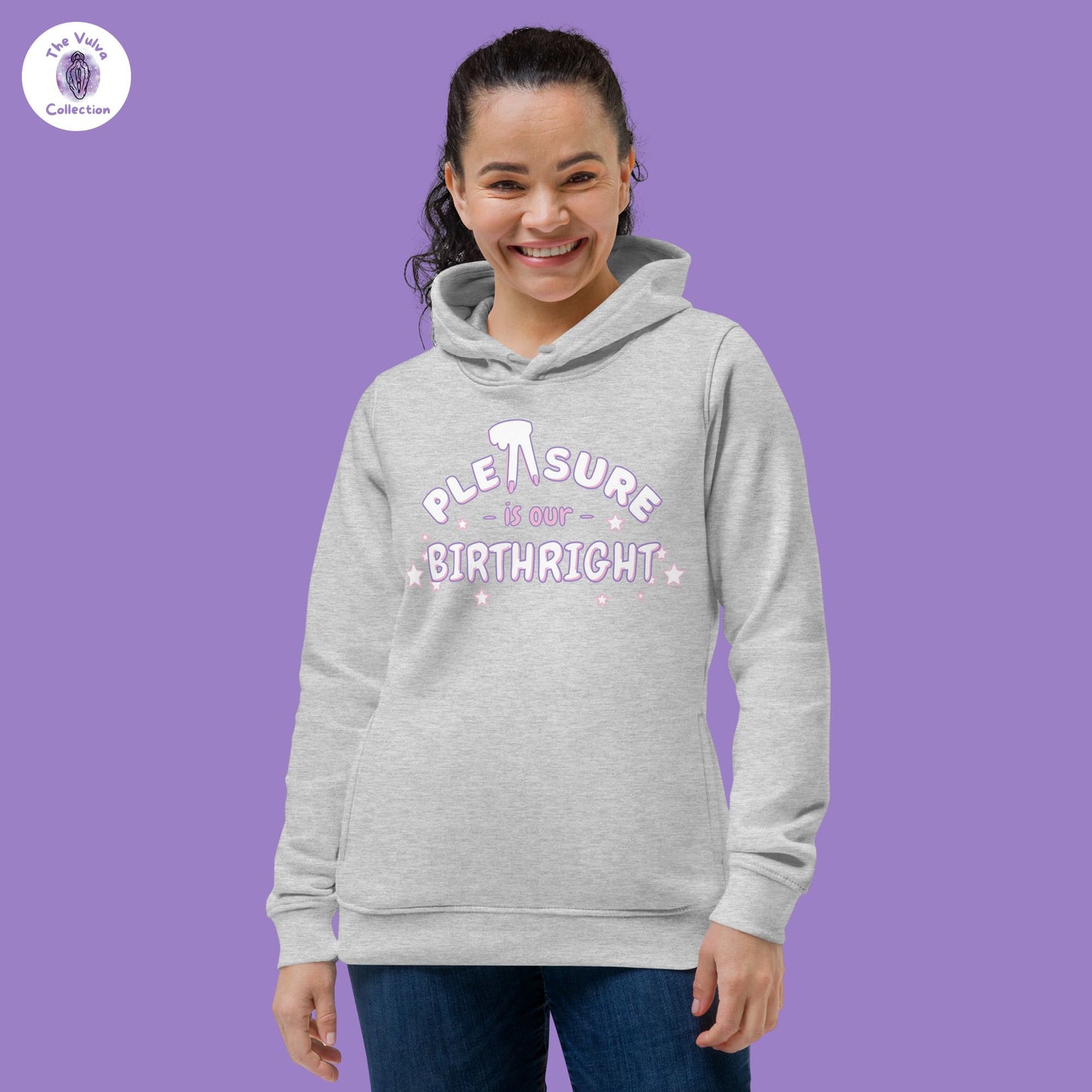 Pleasure Is Our Birthright Fitted Eco Hoodie