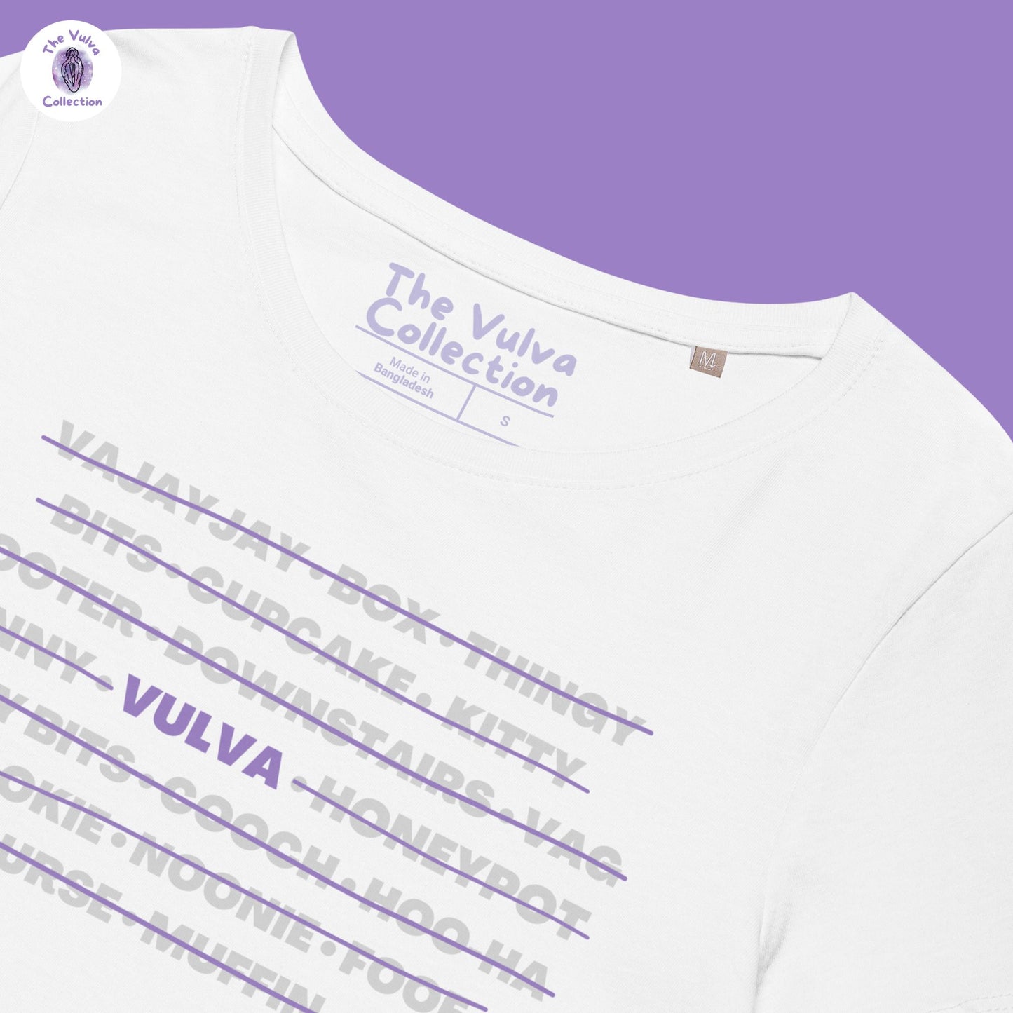Call Me Vulva Slim Fit Organic Round Collar T-Shirt