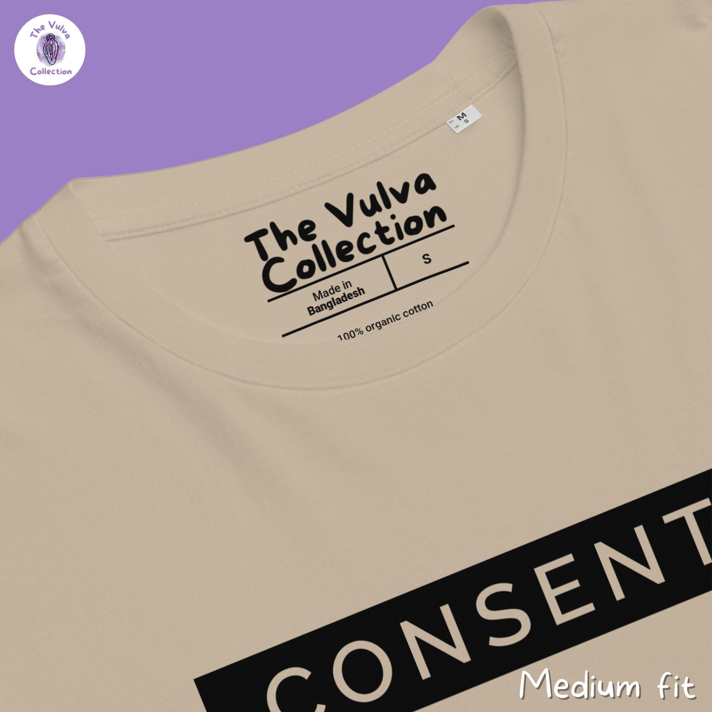 Consent is Simple Unisex Fit Organic T-Shirt