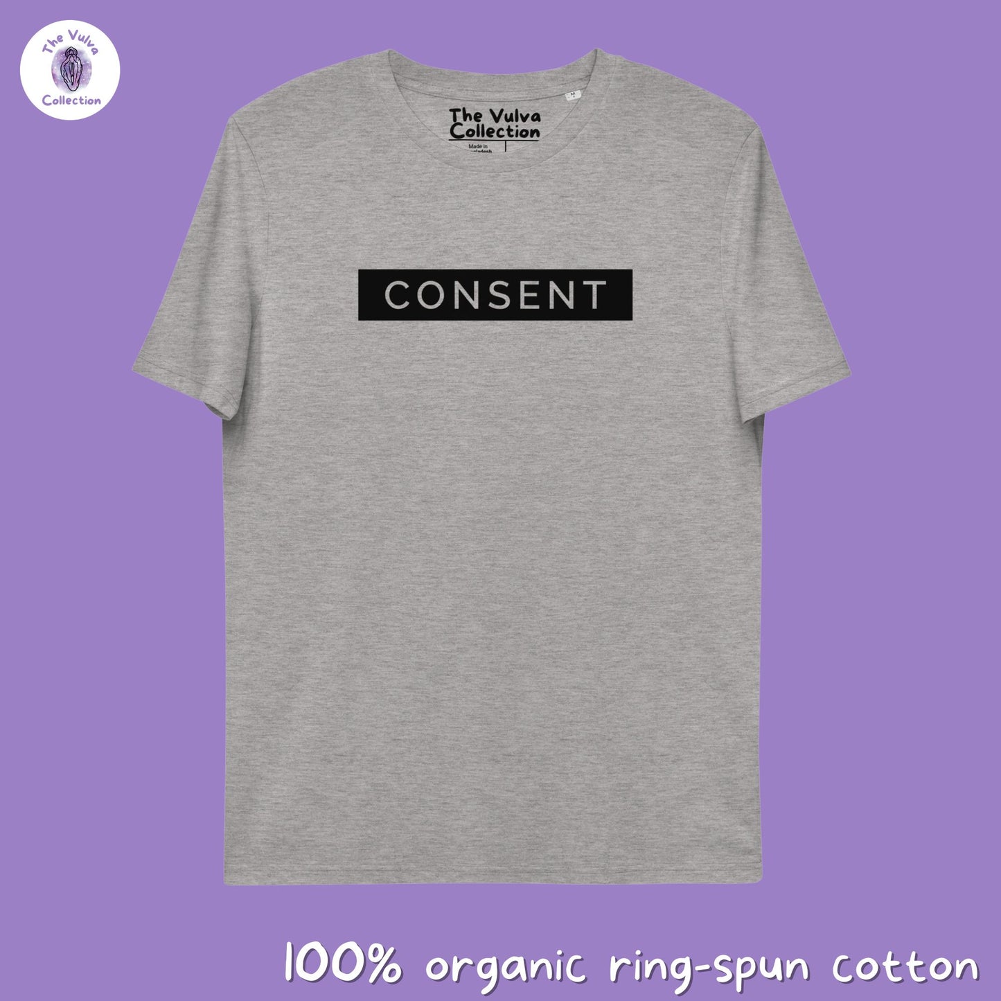 Consent is Simple Unisex Fit Organic T-Shirt