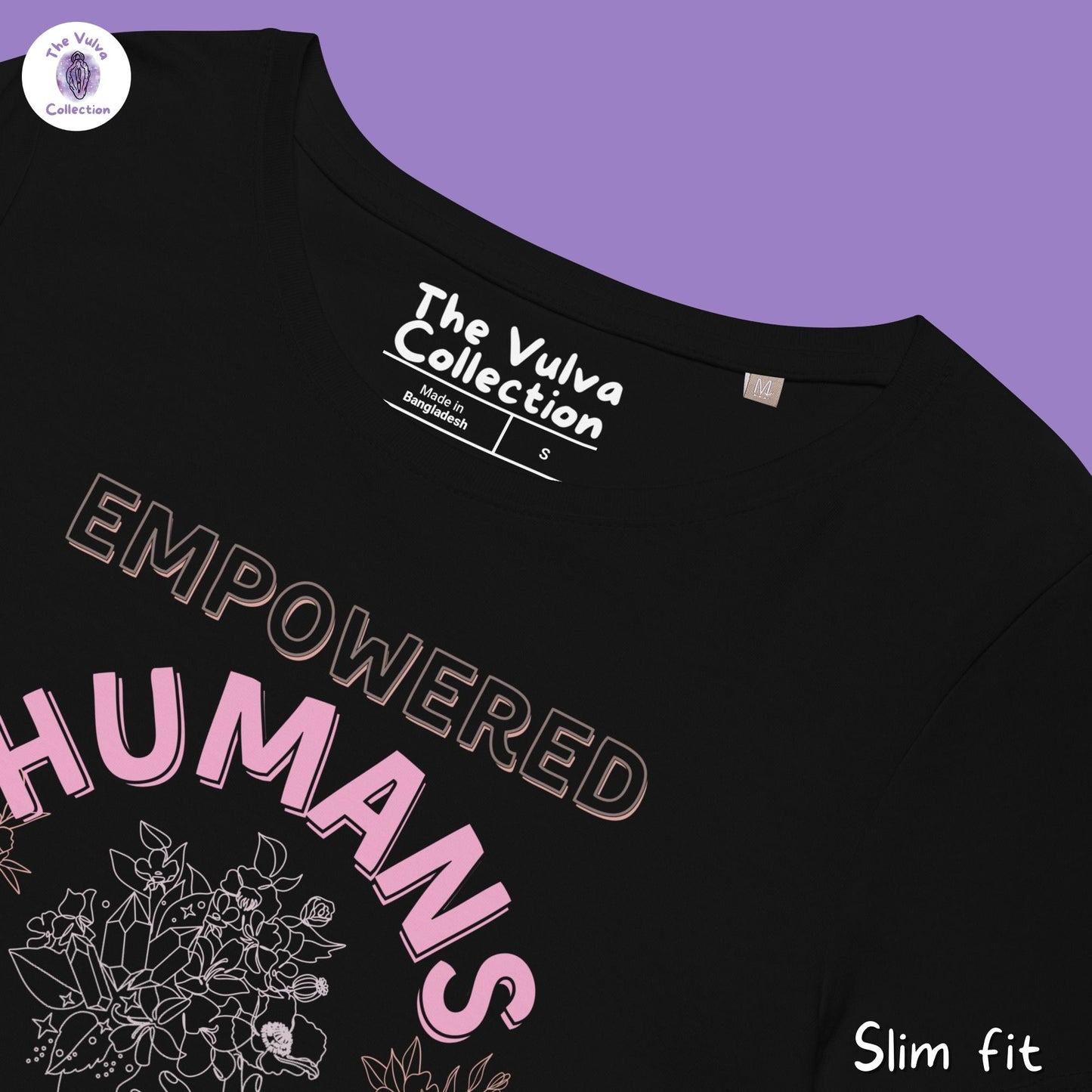 Empowered Humans Slim Fit Organic Round Collar T-Shirt