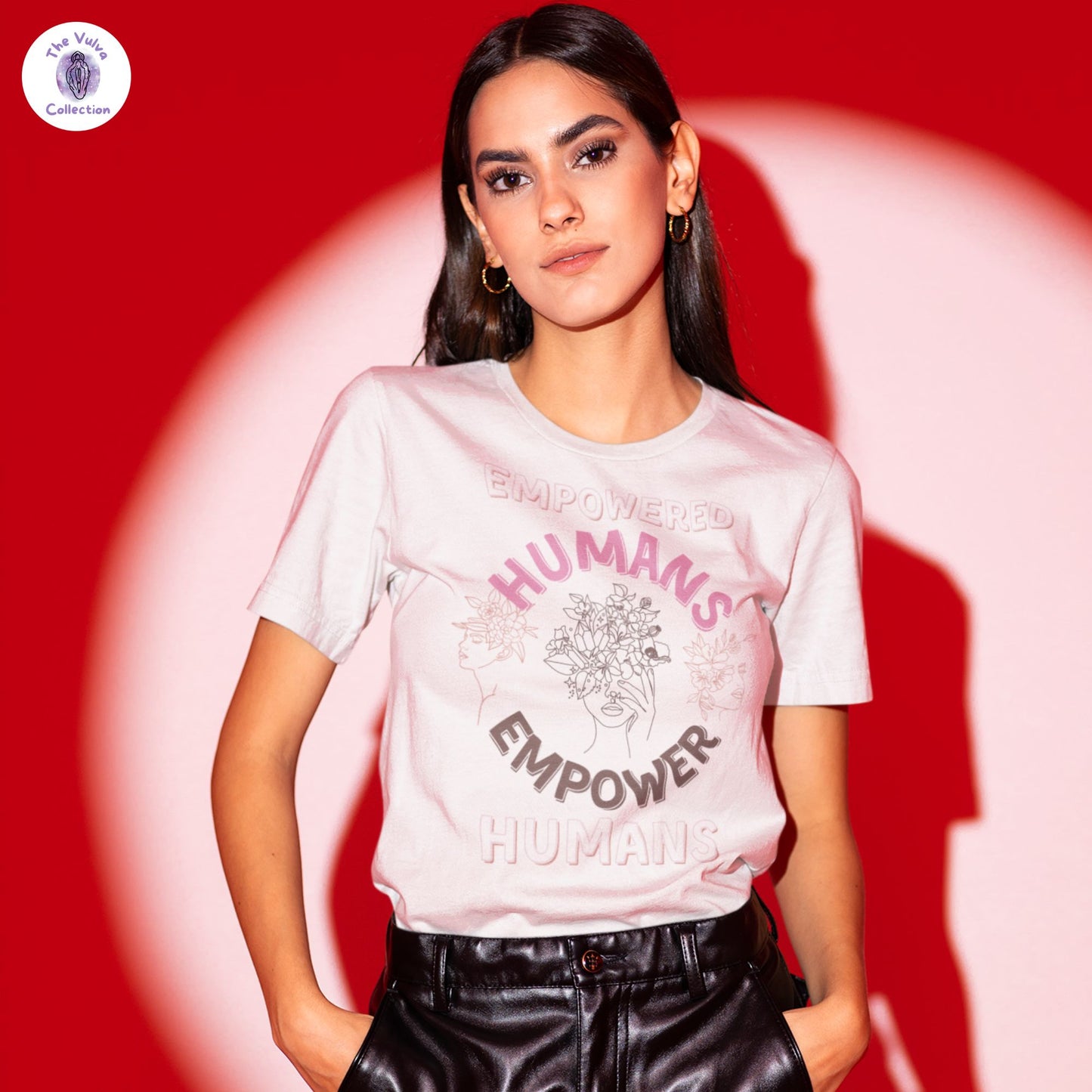 Empowered Humans Slim Fit Organic Round Collar T-Shirt
