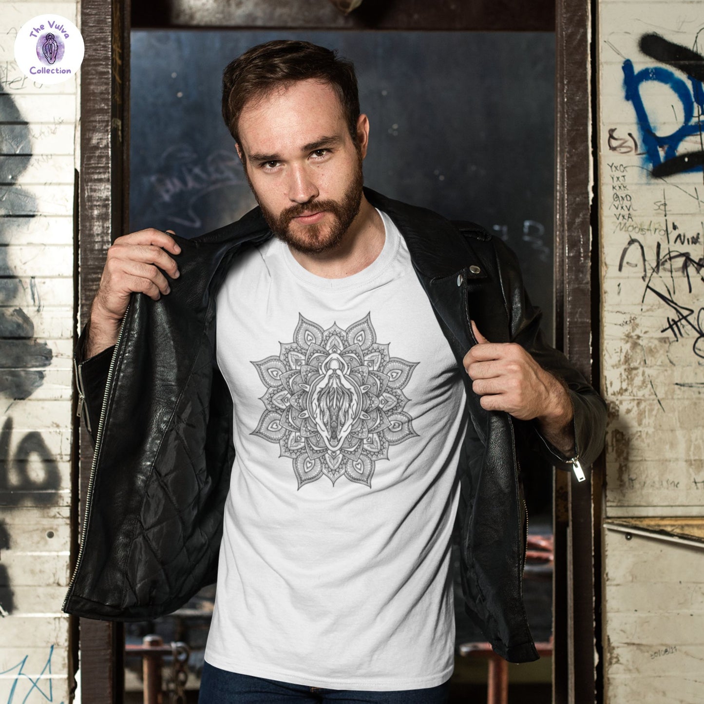Vulva Mandala Unisex Fit Organic T-Shirt