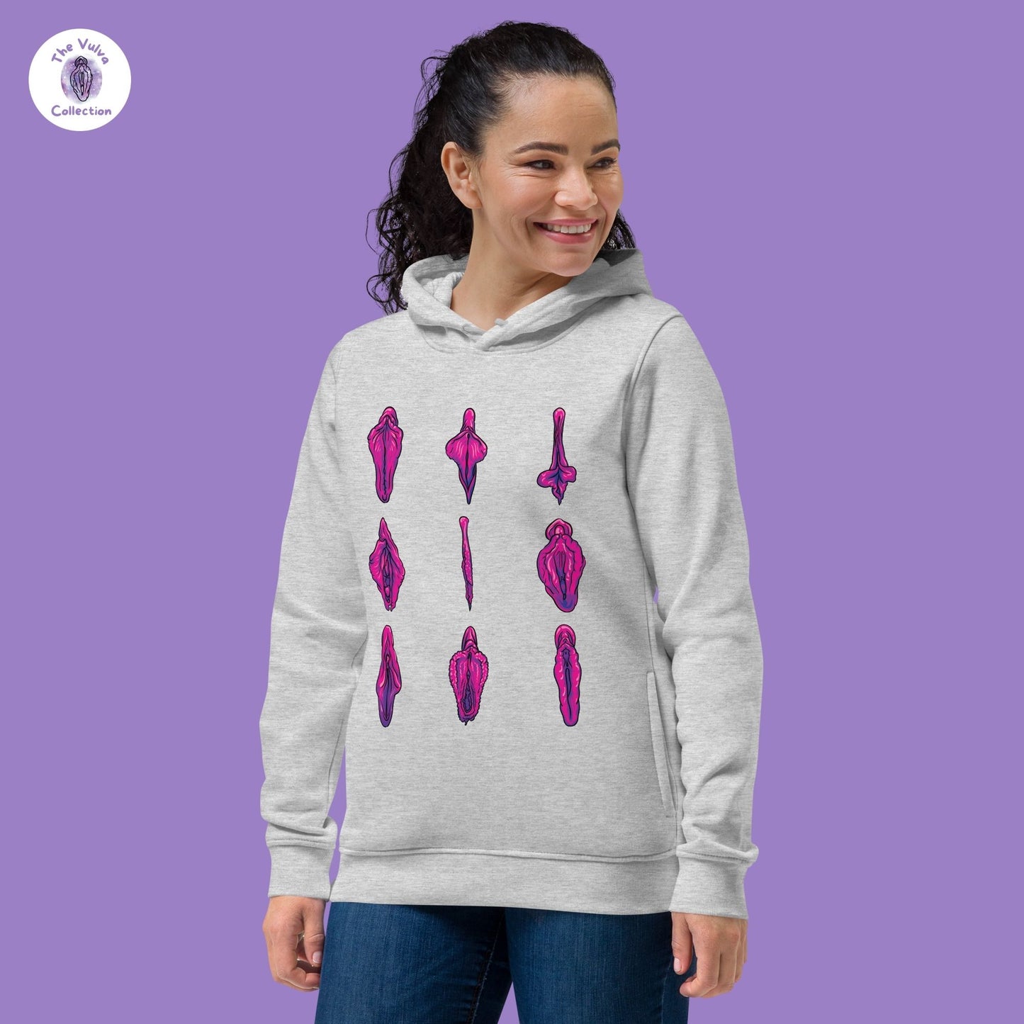 Vulva "My Friends And I" Fitted Eco Hoodie