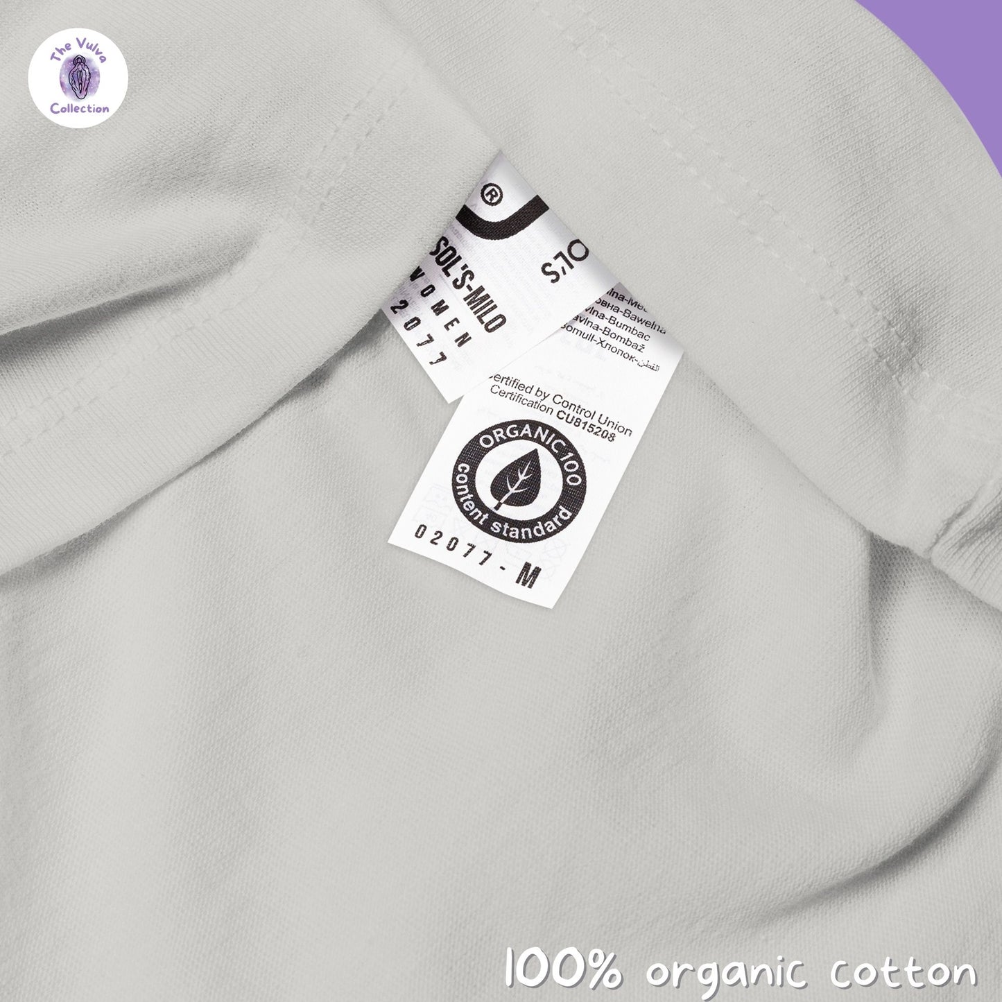 Vulva T-Shirt "My Friends and I" Slim Fit Organic Round Collar