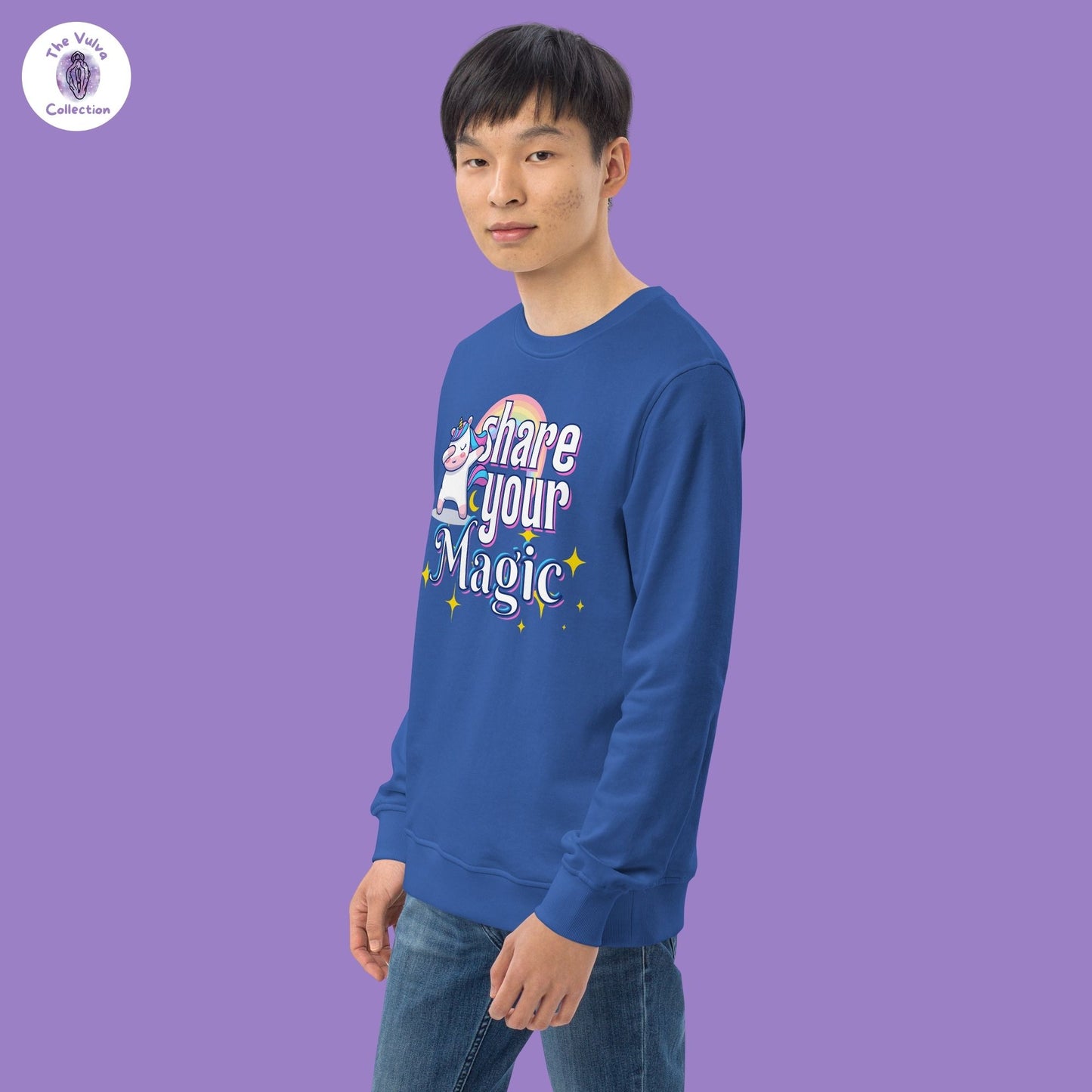Share Your Magic Unicorn Unisex Fit Eco Sweatshirt