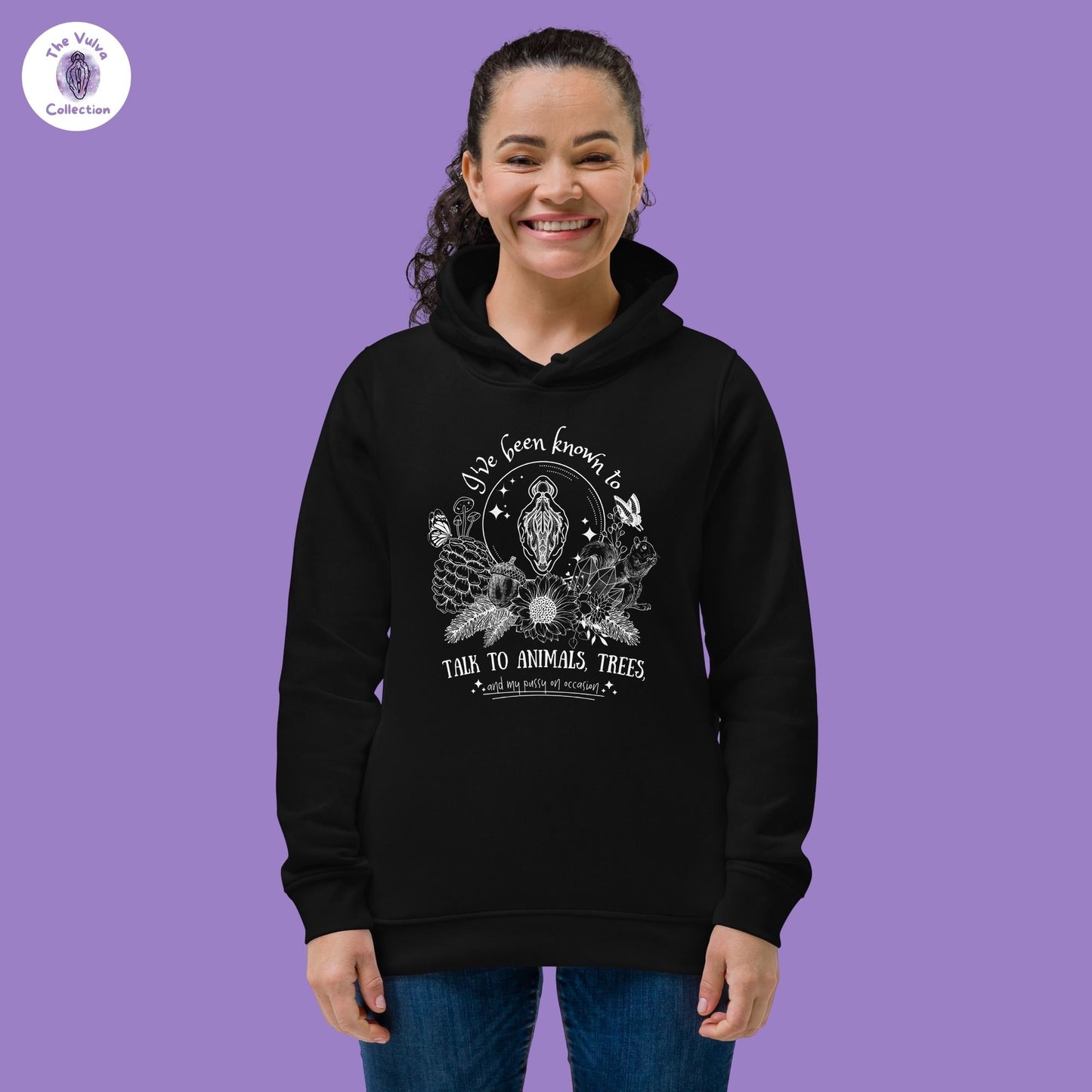 Talk to Animals Fitted Eco Hoodie