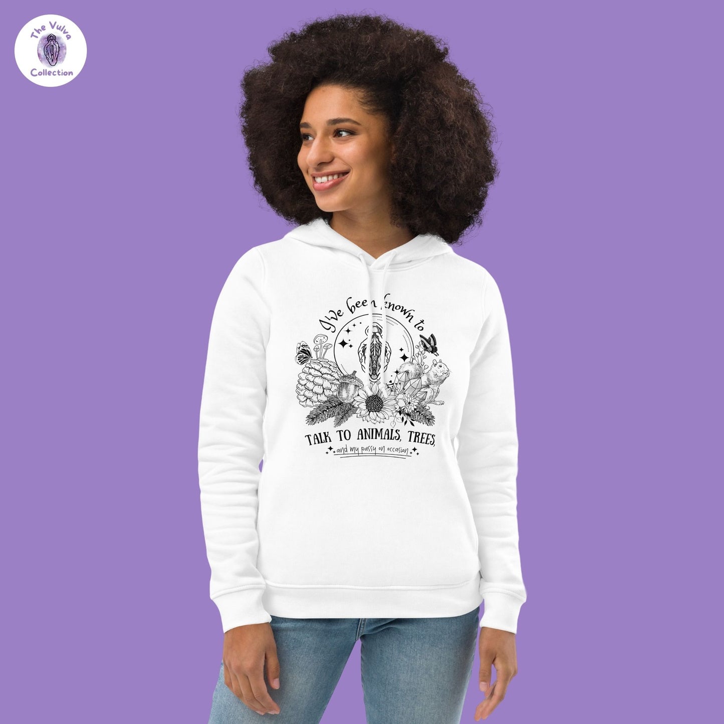 Talk to Animals Fitted Eco Hoodie