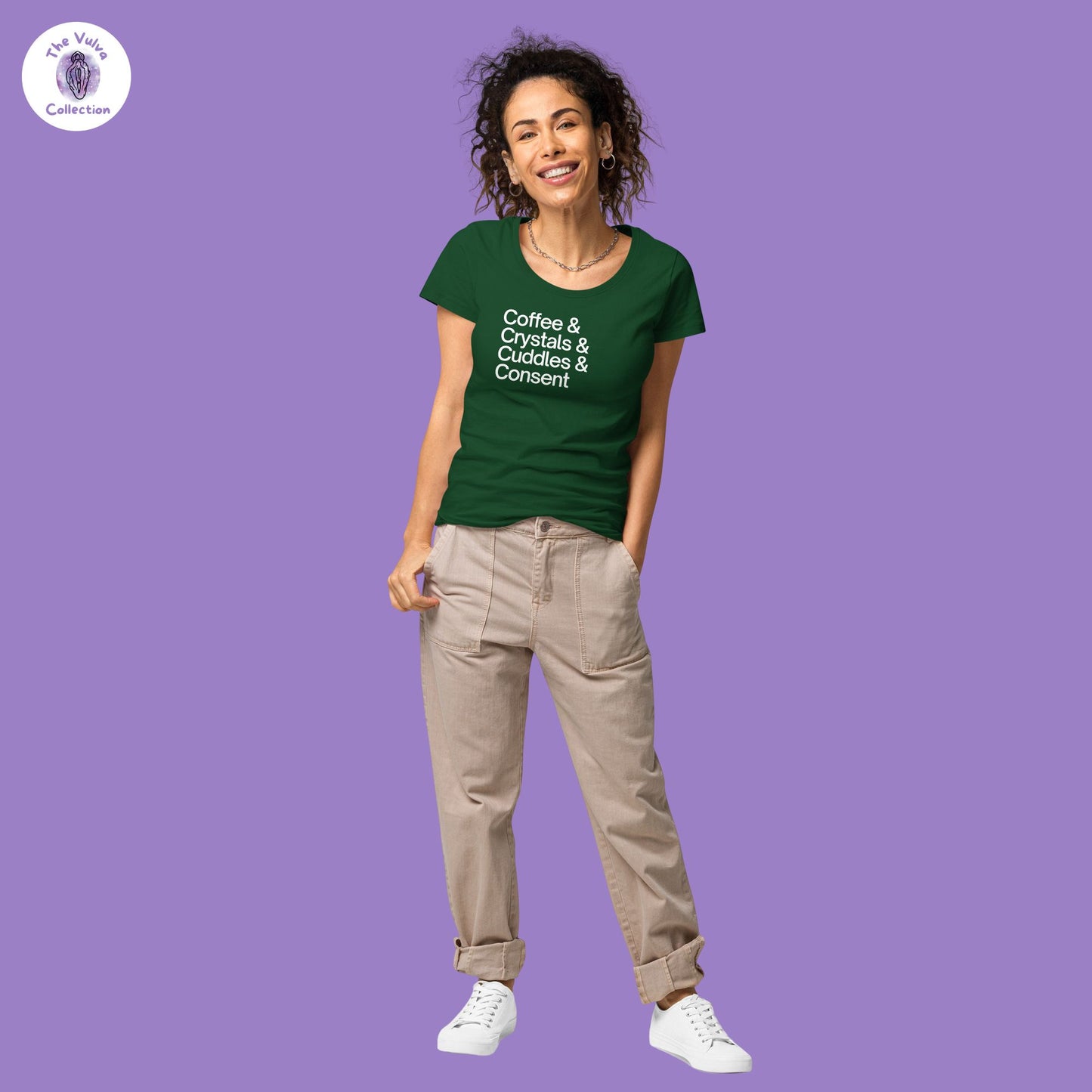 And Consent Slim Fit Organic Round Collar T-Shirt