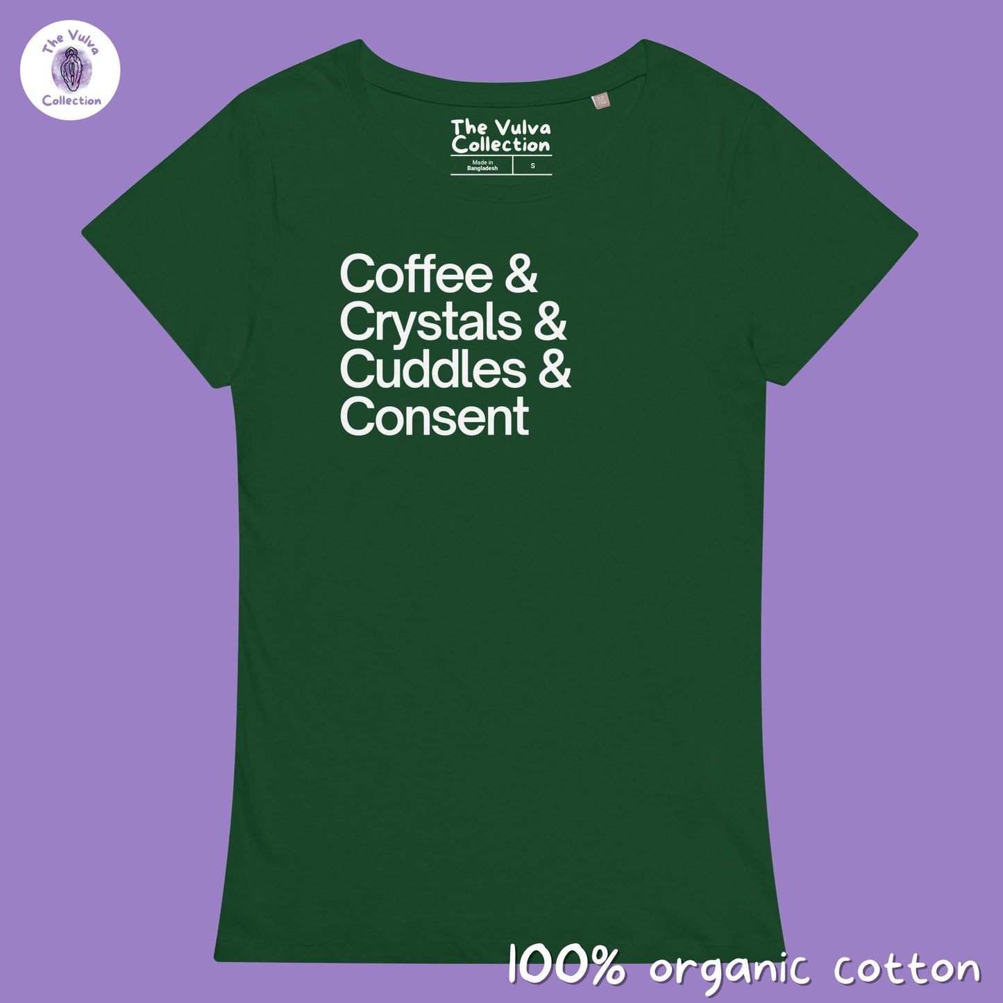 And Consent Slim Fit Organic Round Collar T-Shirt