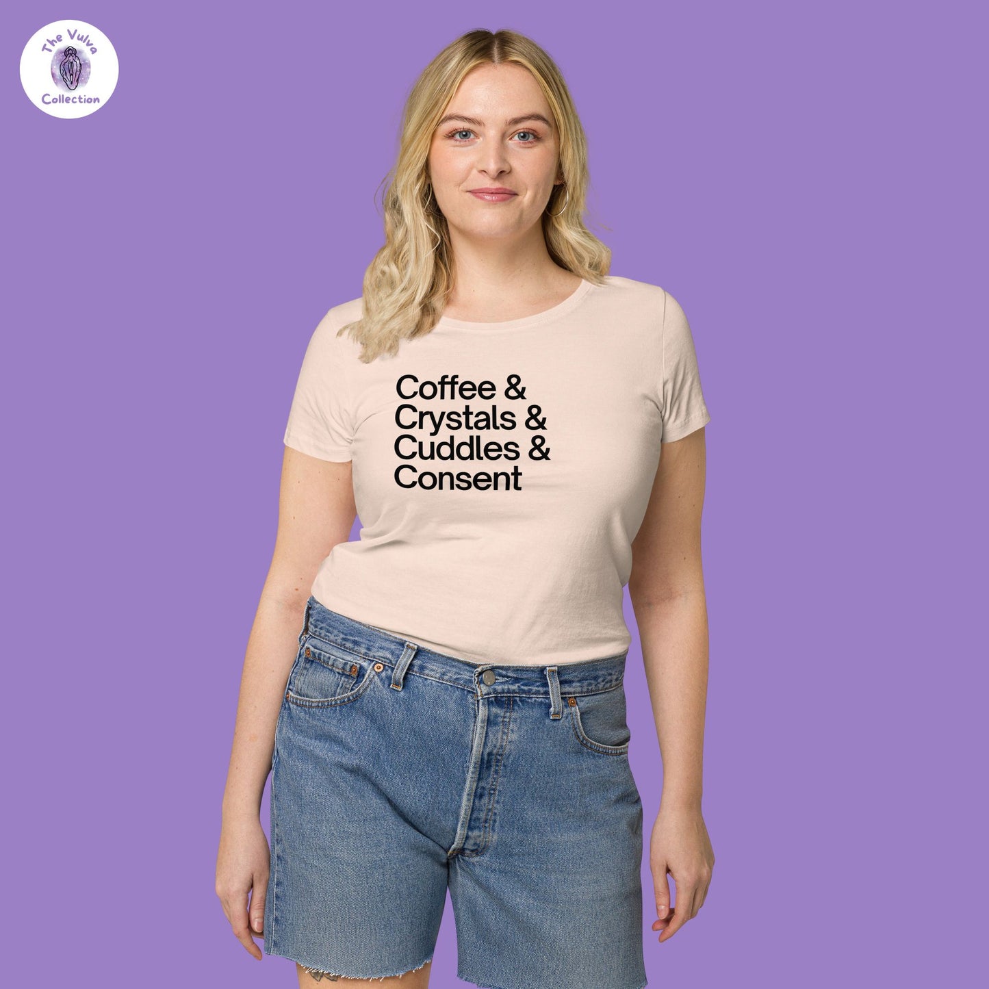 And Consent Slim Fit Organic Round Collar T-Shirt