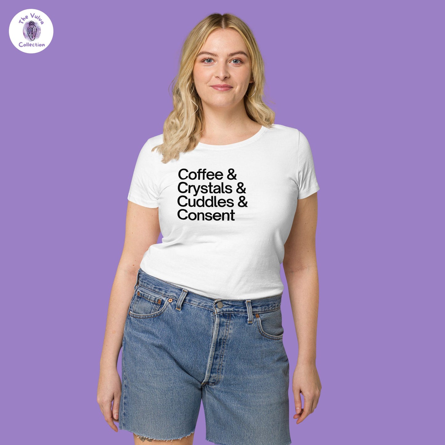 And Consent Slim Fit Organic Round Collar T-Shirt