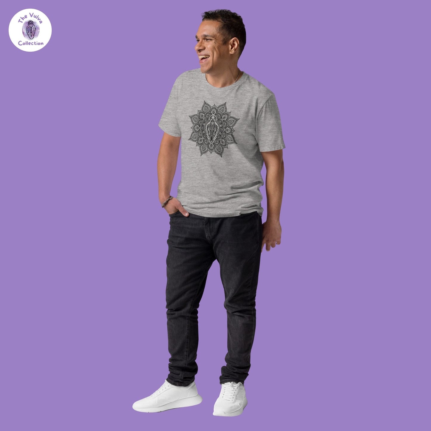 Vulva Mandala Unisex Fit Organic T-Shirt