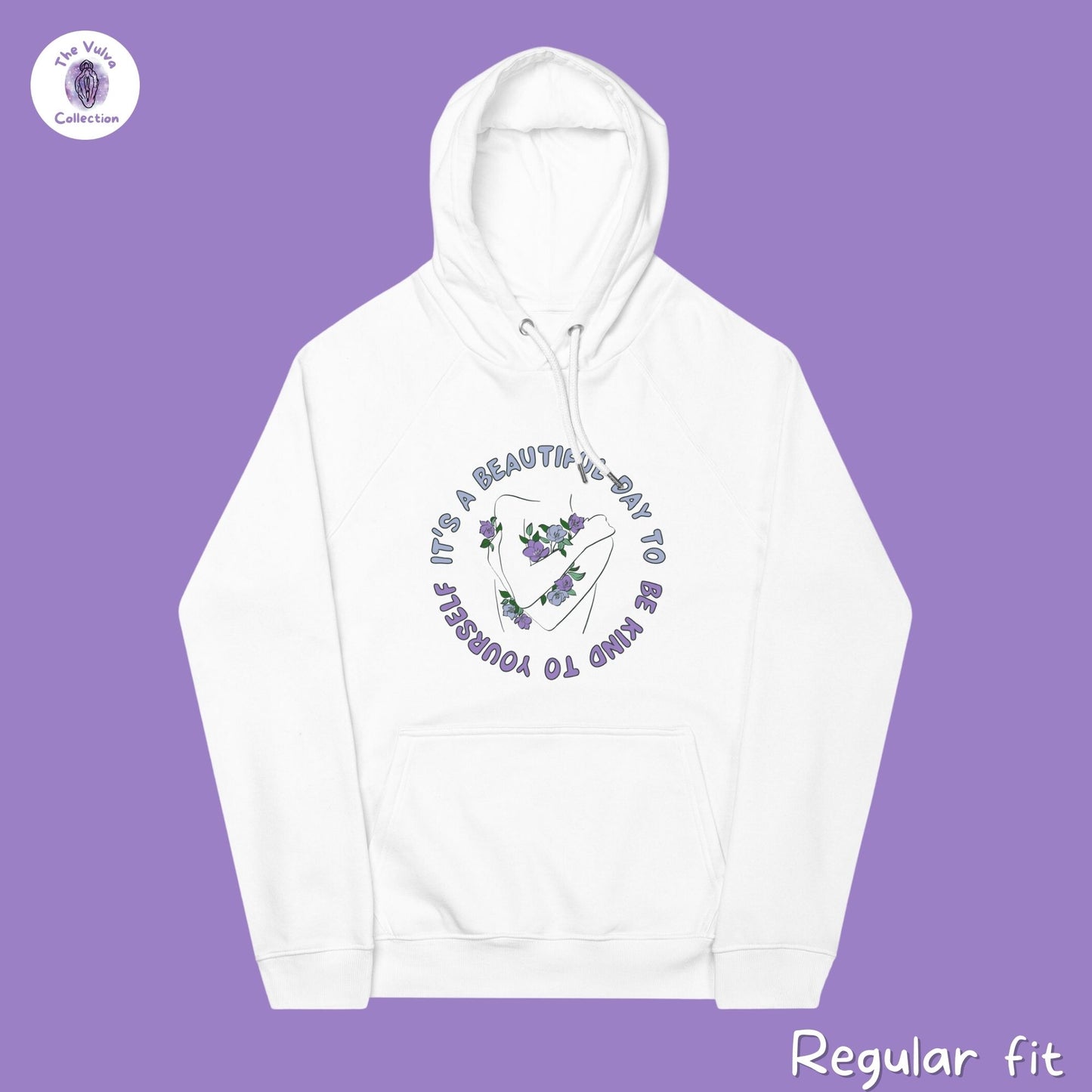 Be Kind To Yourself Unisex Eco Hoodie