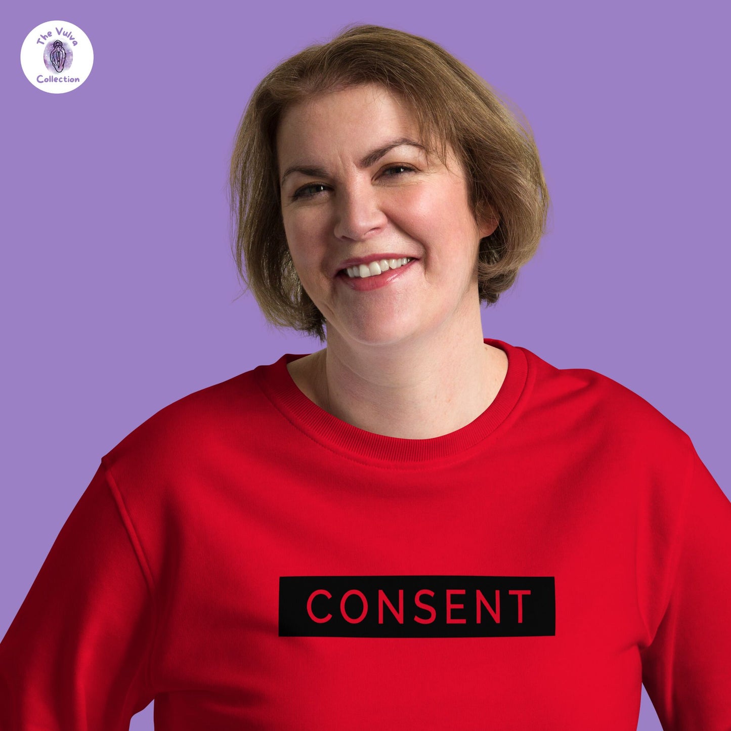Consent is Simple Unisex Organic Sweatshirt