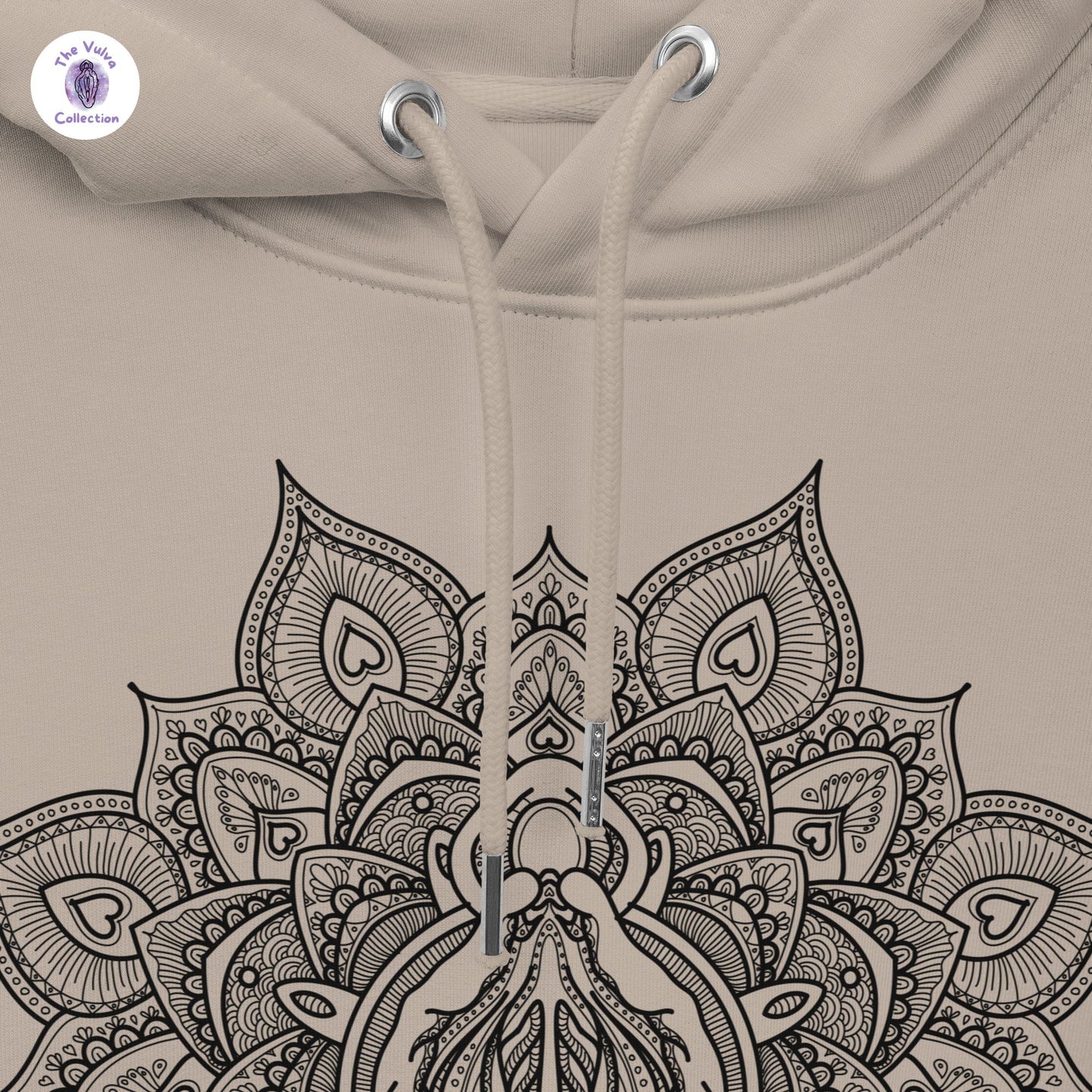 Vulva Mandala Unisex Eco Hoodie