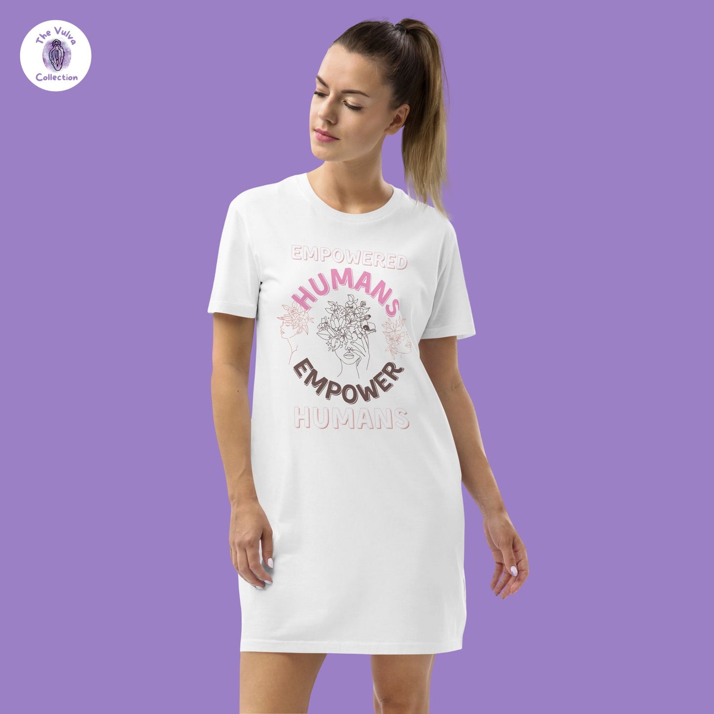 Empowered Humans Organic T-Shirt Dress