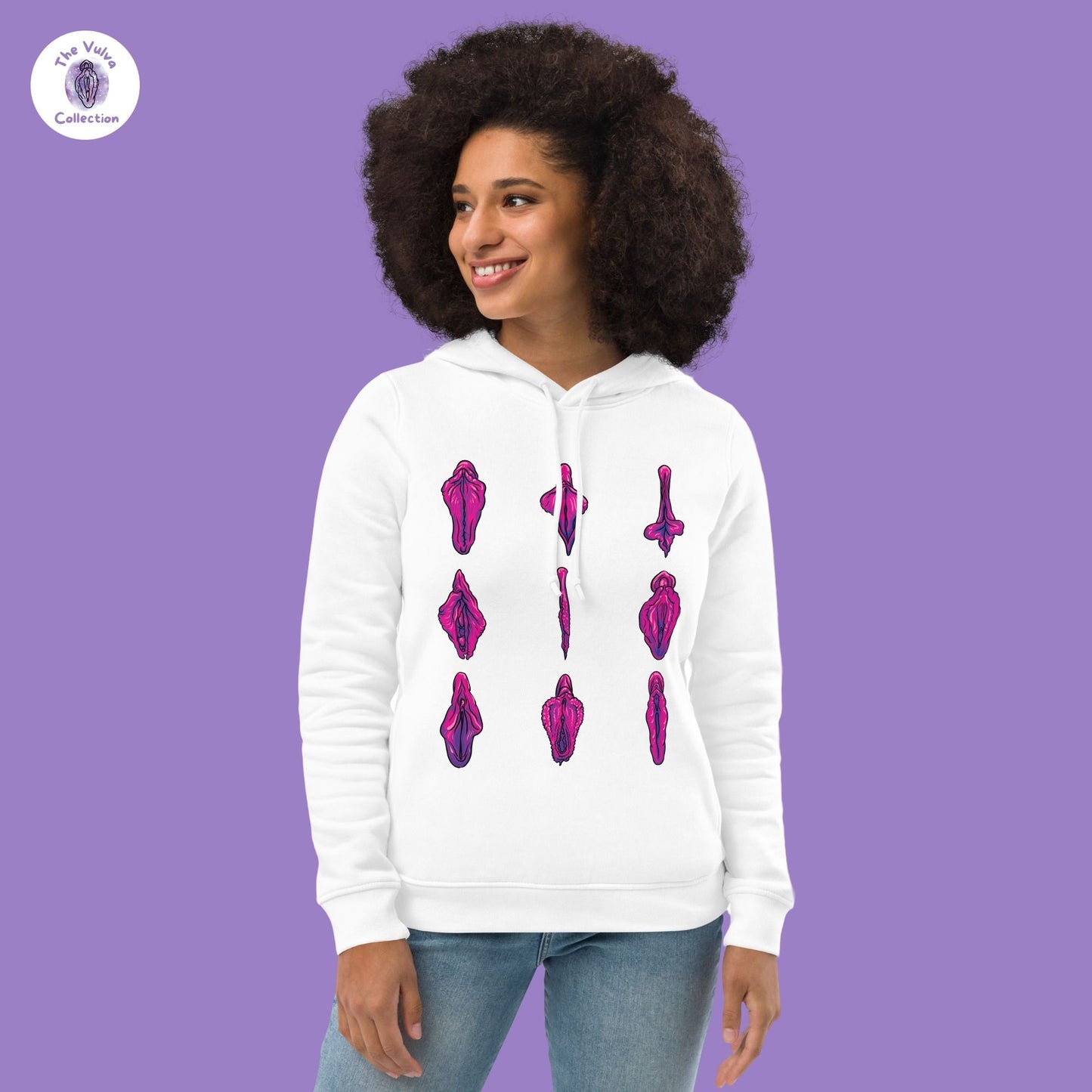 Vulva "My Friends And I" Fitted Eco Hoodie