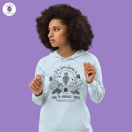 Talk to Animals Fitted Eco Hoodie