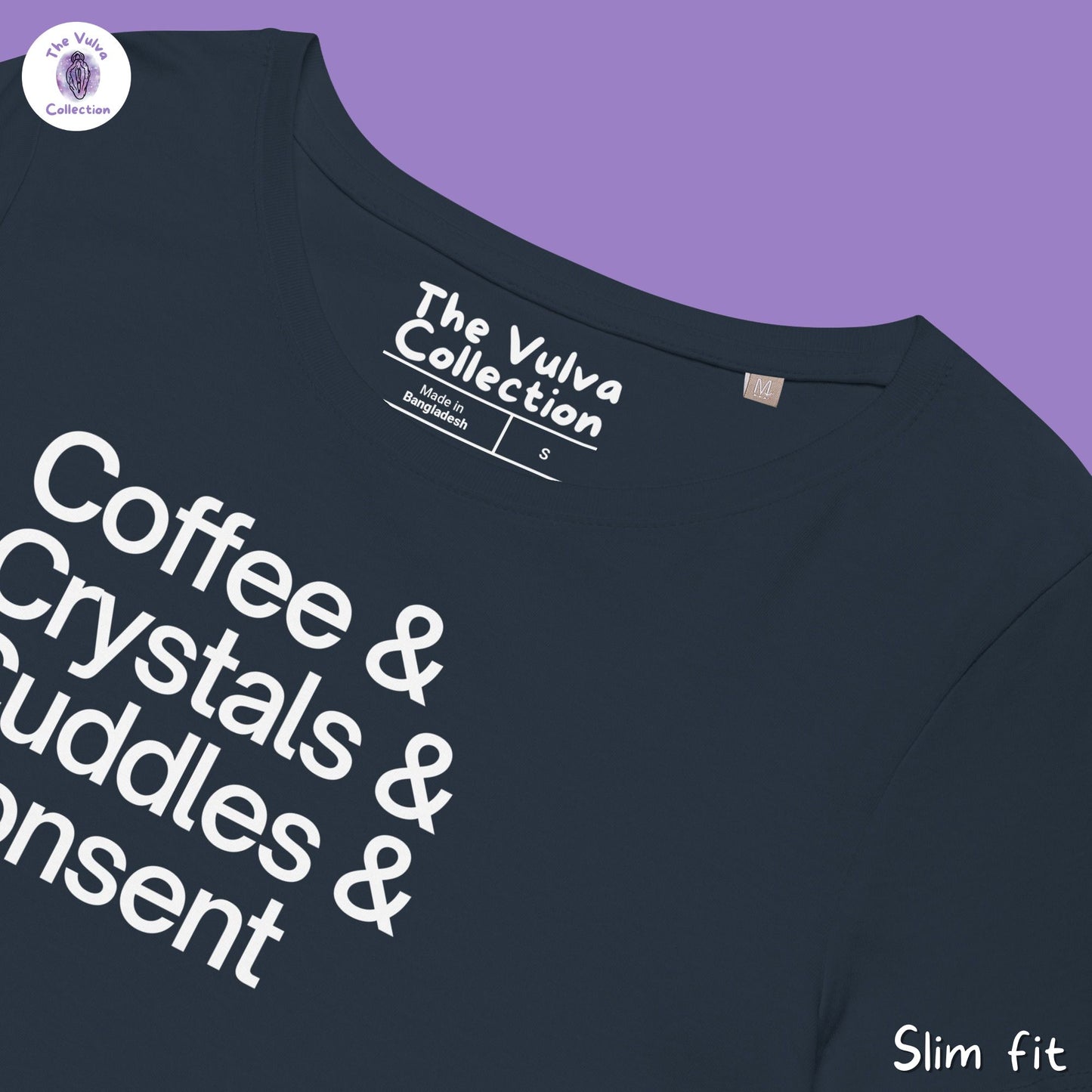 And Consent Slim Fit Organic Round Collar T-Shirt